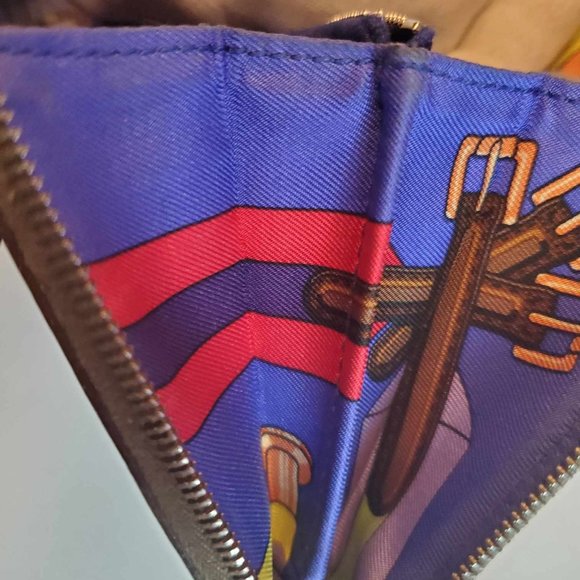 *HP* Hermes Azap Long Silk-Inn Zip Around Epson Leather Wallet - Picture 7 of 12